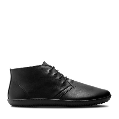 Zapatos Con Cordones Groundies Argentina Hombre - Milano - Negras - VCNBOD-127